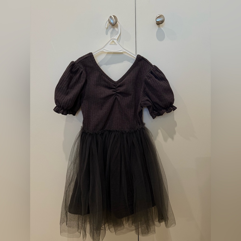 Cotton On Kids Charcoal V-Neck Top
